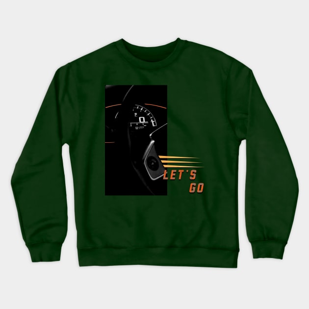 Car Gauge Crewneck Sweatshirt by TeeText